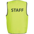 JB's Hv Safety Vest Print Staff Lime