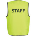JB's Hv Safety Vest Print Staff Lime