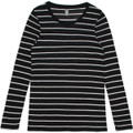 Wo's Fine Stripe L/S Tee