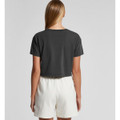 Wo's Faded Crop Tee