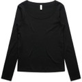 Wo's Organic Baby Rib L/S Tee