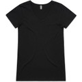 Wo's Bevel V Neck Tee