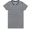 Wo's Basic Stripe Tee