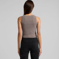 Wo's Faded Organic Rib Crop Tank