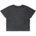 Wo's Stone Wash Heavy Crop Tee