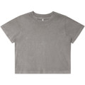Wo's Stone Wash Heavy Crop Tee