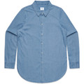 Wo's Blue Denim Shirt
