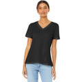 BELLA+CANVAS Women's Relaxed Jersey Short Sleeve V-Neck Tee