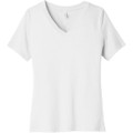 BELLA+CANVAS Women's Relaxed Jersey Short Sleeve V-Neck Tee