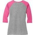District Made Ladies Perfect Tri 3/4-Sleeve Raglan