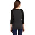 District Made Ladies Perfect Tri 3/4-Sleeve Raglan
