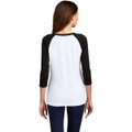 District Made Ladies Perfect Tri 3/4-Sleeve Raglan