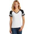 District Made Ladies Game V-Neck Tee