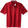 Sport-Tek Dri-Mesh Polo with Tipped Collar and Piping