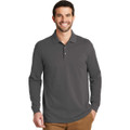Port Authority EZCotton Long Sleeve Polo