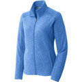 Port Authority Ladies Heather Microfleece Full-Zip Jacket