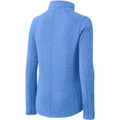 Port Authority Ladies Heather Microfleece Full-Zip Jacket