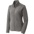 Port Authority Ladies Heather Microfleece Full-Zip Jacket