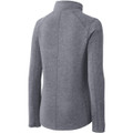 Port Authority Ladies Heather Microfleece Full-Zip Jacket