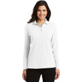Port Authority Ladies  Silk Touch Long Sleeve Polo