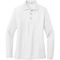Port Authority Ladies  Silk Touch Long Sleeve Polo
