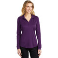 Port Authority Ladies Silk Touch Performance Long Sleeve Polo