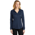 Port Authority Ladies Silk Touch Performance Long Sleeve Polo