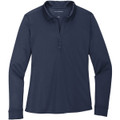Port Authority Ladies Silk Touch Performance Long Sleeve Polo
