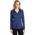 Port Authority Ladies Silk Touch Performance Long Sleeve Polo