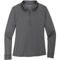 Port Authority Ladies Silk Touch Performance Long Sleeve Polo