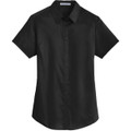Port Authority Ladies Short Sleeve SuperPro Twill Shirt