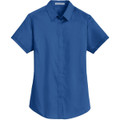 Port Authority Ladies Short Sleeve SuperPro Twill Shirt
