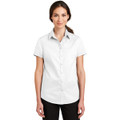Port Authority Ladies Short Sleeve SuperPro Twill Shirt