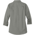 Port Authority Ladies 3/4-Sleeve SuperPro Twill Shirt