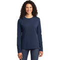 Port & Company Ladies Long Sleeve Core Cotton Tee