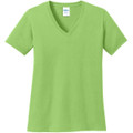 Port & Company Ladies Core Cotton V-Neck Tee