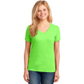 Port & Company Ladies Core Cotton V-Neck Tee