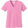 Port & Company Ladies Core Cotton V-Neck Tee