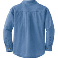 Port & Company - Ladies Long Sleeve Value Denim Shirt