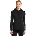 Sport-Tek Ladies Sport-Wick Fleece Colorblock Hooded Pullover