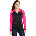 Sport-Tek Ladies Sport-Wick Varsity Fleece Full-Zip Hooded Jacket