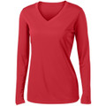 Sport-Tek Ladies Long Sleeve PosiCharge Competitor V-Neck Tee