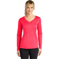 Sport-Tek Ladies Long Sleeve PosiCharge Competitor V-Neck Tee