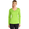 Sport-Tek Ladies Long Sleeve PosiCharge Competitor V-Neck Tee