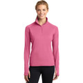 Sport-Tek Ladies Sport-Wick Stretch 1/2-Zip Pullover