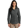 Port Authority Ladies Long Sleeve Carefree Poplin Shirt