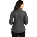 Port Authority Ladies 3/4-Sleeve Carefree Poplin Shirt