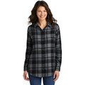 Port Authority Ladies Plaid Flannel Tunic