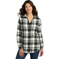 Port Authority Ladies Plaid Flannel Tunic