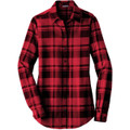 Port Authority Ladies Plaid Flannel Tunic